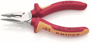 Knipex VDE-Spitzkombizange 145mm  826145 