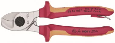 Knipex Kabelschere mit        9516165TBK 