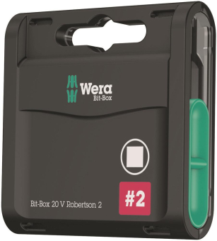 Wera        Bit-Box 20 V Robertson 2 