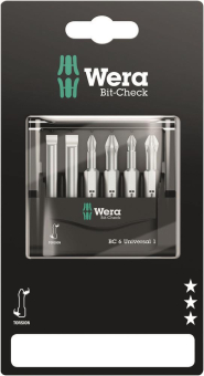 Wera Bits Satz 6tlg in 50mm  05073635001 