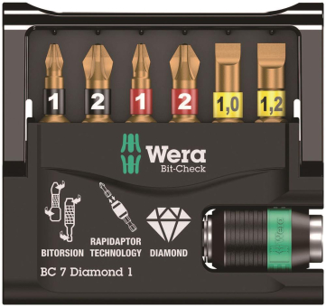 Wera Bit-Check 7 Diamond 1   05057416001 