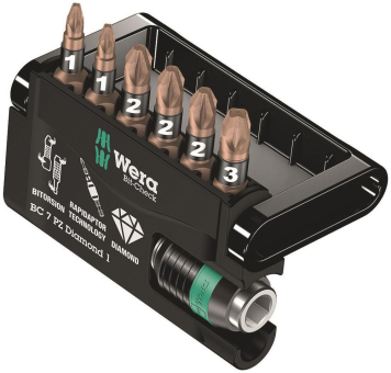 Wera Bit-Check 7 PZ Diamond  05057412001 
