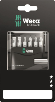Wera Standardbits 7tlg     MINI-CHECK/SB 