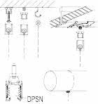 Regiolux Seilabhängung aus    DPSN-CS sg 