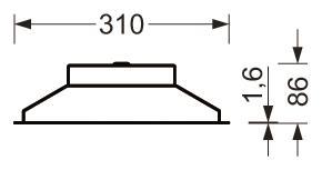 Regiolux teno-TNEMP/312-1250 50804114170 