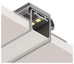 Rutec xAlu Profil Abdeckung weiss  68577 