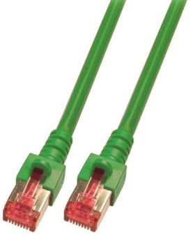 SCHK Patchkabel grün 10,0m    Cat6 S/FTP 