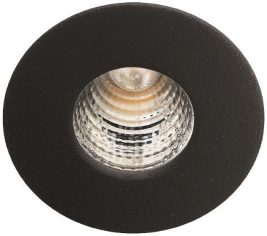 SGLI NANO schwarz 1W LED 2700K    907006 