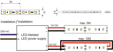 SUH LED Band-5mRolle 10x2,5mm      30543 