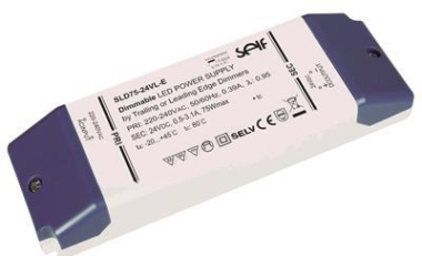 S&H LED-Trafo 185x60x31mm IP20     55175 