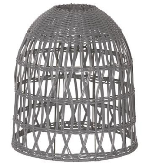 S&H Rattan-Lampenschirm 30x33cm    88188 