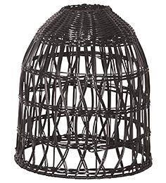 S&H Rattan-Lampenschirm 30x33cm    88190 
