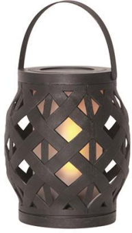 S&H LED-Laterne 14x16cm schwarz m. 88204 