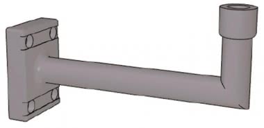 Somfy Befestigungswinkel f.M8   1860320A 