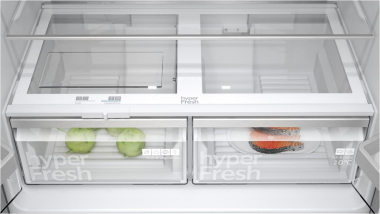 Siemens KF 96 NAXEA sw Kühlkombi 