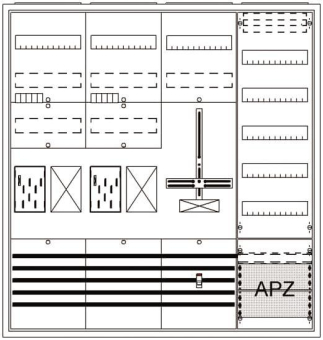 Striebel Komplettschrank AP       BA47BH 