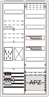 Striebel Komplettschrank AP     BA27CB6V 