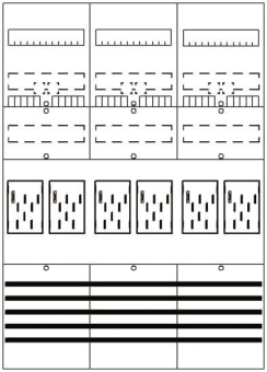 Striebel Komplettfeld 6 Zähler    BF37B6 
