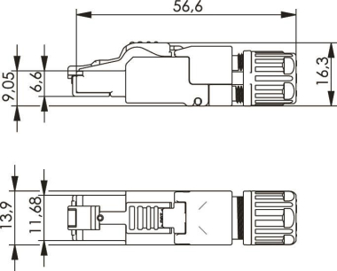 TEGA MFP8 IE T568B Cat.6A    J00026A5003 