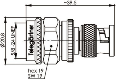 TG Adapter BNC-N (m-m)       J01008A0090 