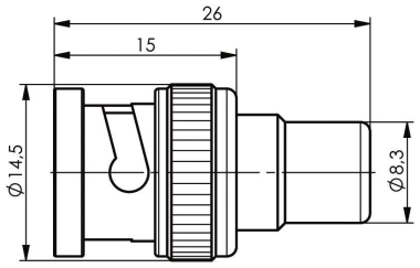 TG Adapter BNC-Stecker       J01008B0839 