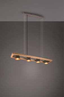 TRIO Pendelleuchte BELL 4-fl   301900467 