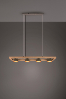 TRIO Pendelleuchte BELL 4-fl   301900467 