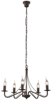 TRIO Deckenkrone rostfarbig     R1198-24 