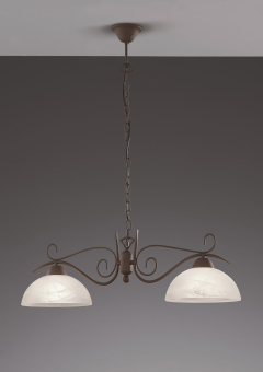 Trio Pendelleuchte rostfarben,2 R3432-24 