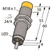 Turck Induktiver Sensor NI8-M18-ADZ3X 7M 
