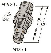 Turck Induktiver  BI8U-EM18WD-VP6X-H1141 