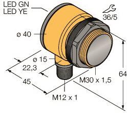 Turck Opto Sensor,          T30SP6FF100Q 