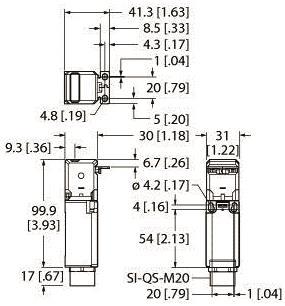 Turck Personenschutz,          SI-LS100F 