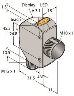 Turck Opto Sensor         Q4XTBLAF300-Q8 