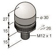 Turck LED-Anzeige,Kennleuchte K30L2RGB7Q 