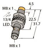 Turck Induktiver     NI3-M08K-AN6X-V1131 