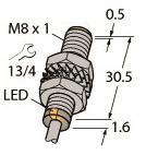 Turck Induktiver Sensor,    BI2-M08-AP6X 