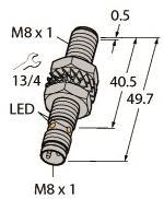 Turck Induktiver     BI2-M08E-AN6X-V1131 