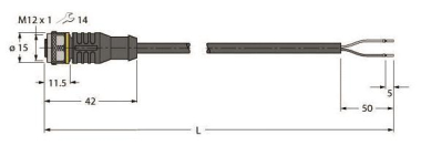 TURCK Aktuator-und       RKC4.221T-5/TEB 