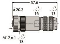 Turck M12 x 1                  CMB8181-0 