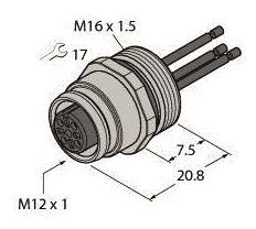 Turck Zubehör              EC-FK8-0,5/16 