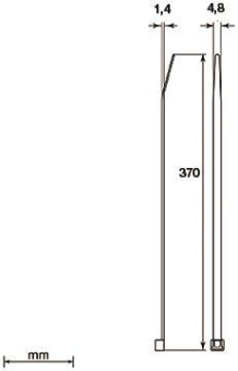 Unex Kabelbinder 4,8x370mm        2249DT 