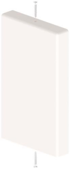 Unex Endstück reinweiß RAL9010  31383-02 