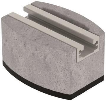 Unex Beschwerungsstein grau 150 60155-48 