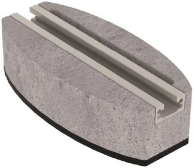 Unex Beschwerungsstein grau 300 60305-48 