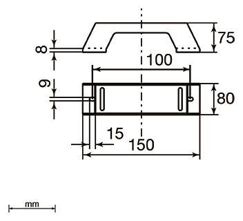 Unex isol. Längsträger 150mm    66155-48 