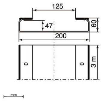 Unex Kabelrinne ungelocht hfr   66201-48 