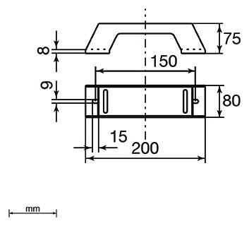 Unex isol. Längsträger 200mm    66205-48 