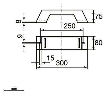 Unex isol. Längsträger 300mm    66305-48 