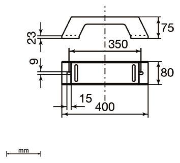 Unex isol. Längsträger 400mm    66405-48 